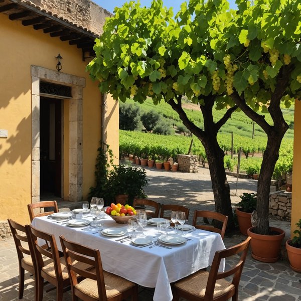 Quels conseils pour louer une maison de vacances en Sicile avec des cours de cuisine et des visites de vignobles?